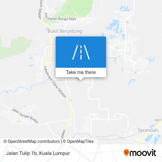 Peta Jalan Tulip 1b