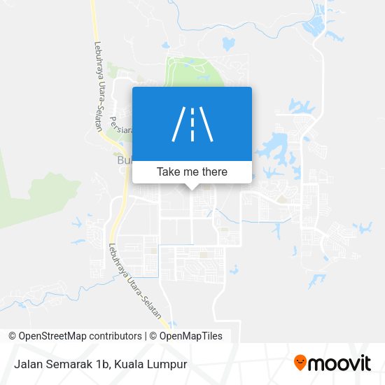 Jalan Semarak 1b map