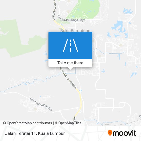 Peta Jalan Teratai 11