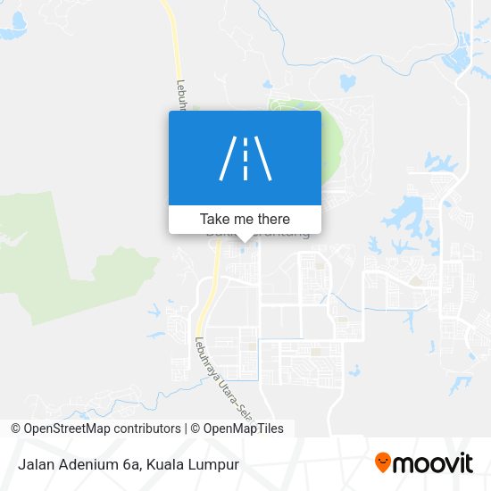 Jalan Adenium 6a map