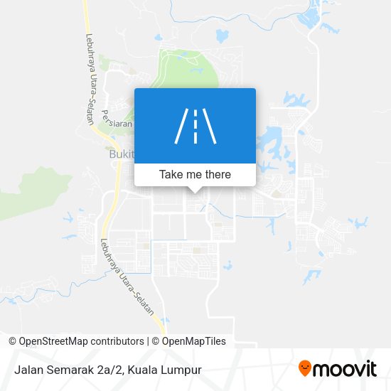 Peta Jalan Semarak 2a/2