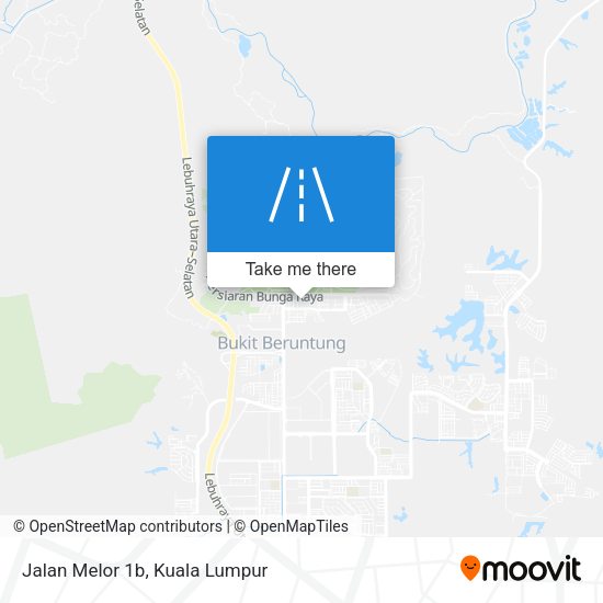 Peta Jalan Melor 1b