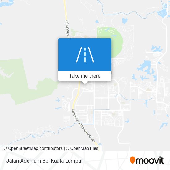 Jalan Adenium 3b map