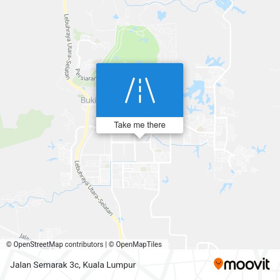 Jalan Semarak 3c map