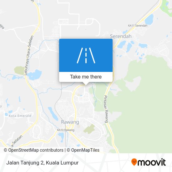 Peta Jalan Tanjung 2