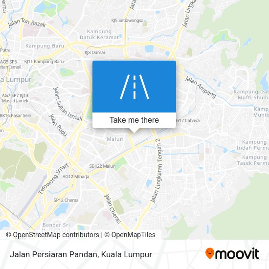 Peta Jalan Persiaran Pandan