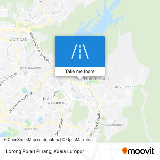 Lorong Pulau Pinang map