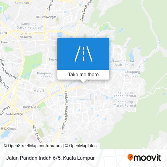 Jalan Pandan Indah 6/5 map