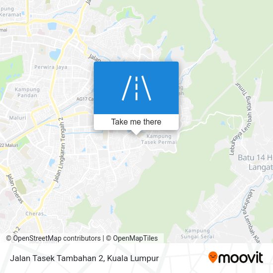 Jalan Tasek Tambahan 2 map
