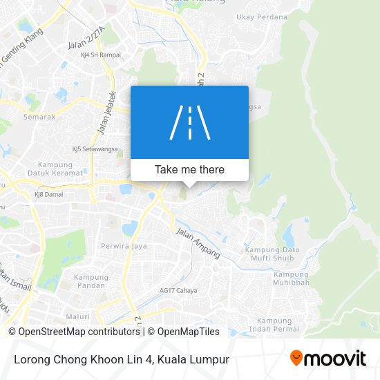 Peta Lorong Chong Khoon Lin 4