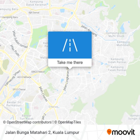 Jalan Bunga Matahari 2 map