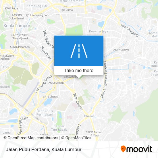 Peta Jalan Pudu Perdana