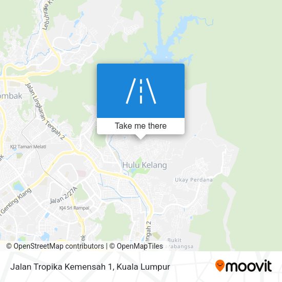 Jalan Tropika Kemensah 1 map