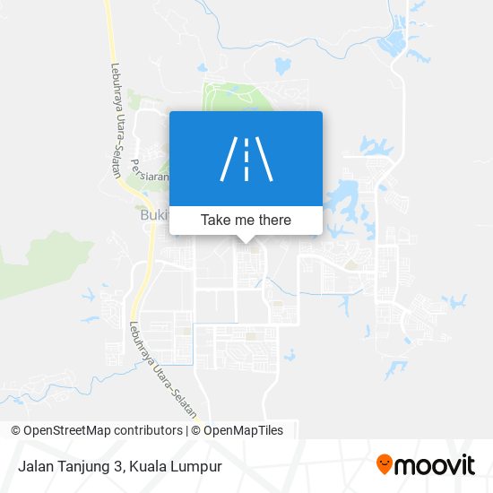 Peta Jalan Tanjung 3