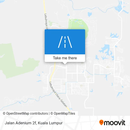Jalan Adenium 2f map