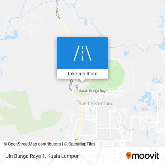 Jln Bunga Raya 1 map