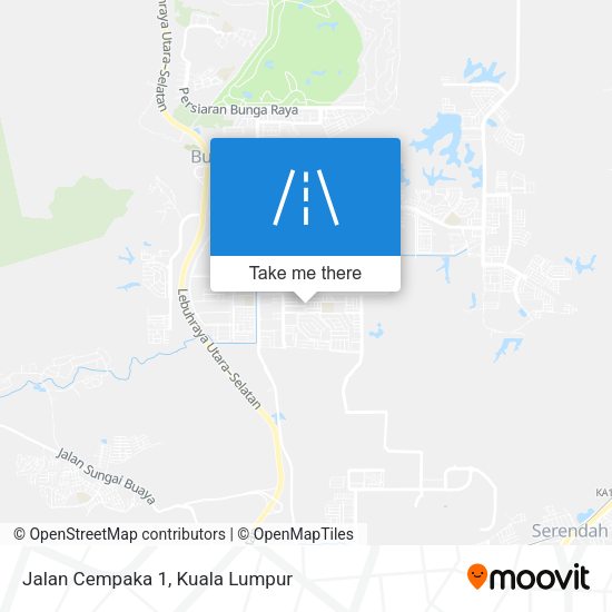 Peta Jalan Cempaka 1