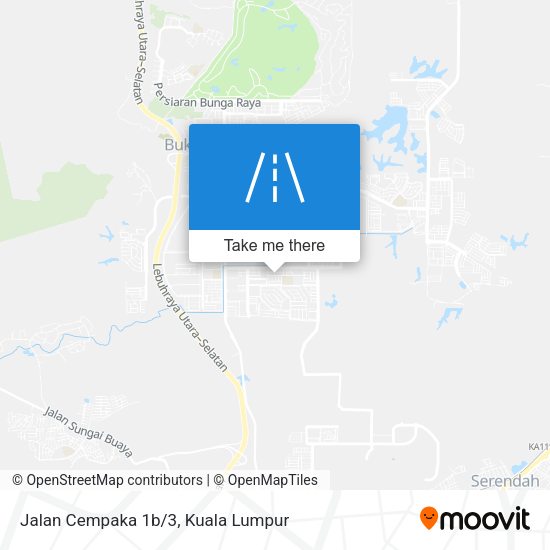 Jalan Cempaka 1b/3 map