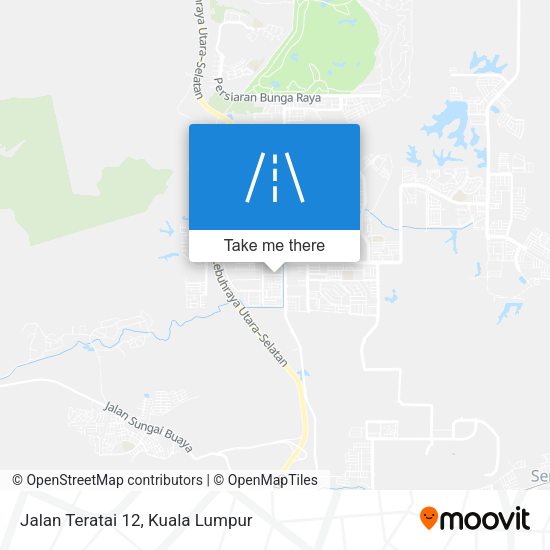 Jalan Teratai 12 map