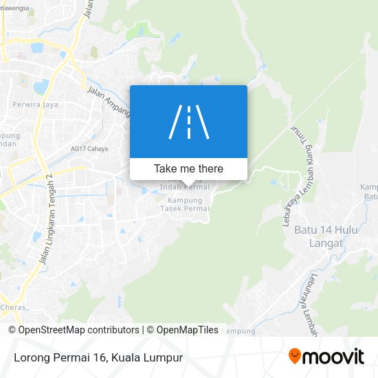 Lorong Permai 16 map