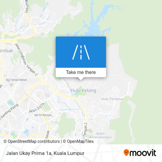Jalan Ukay Prima 1a map