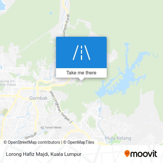 Lorong Hafiz Majdi map