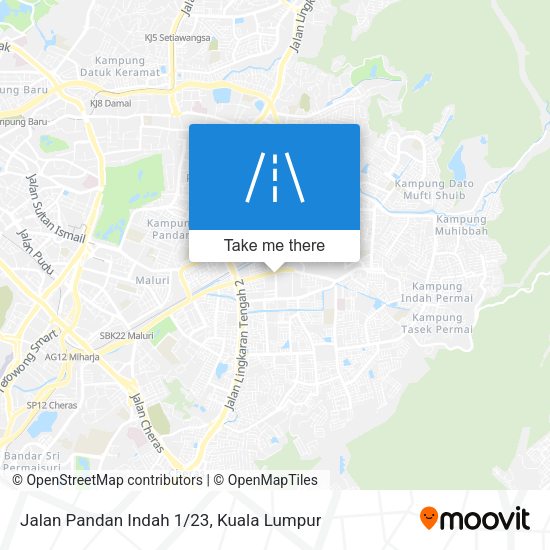 Jalan Pandan Indah 1/23 map