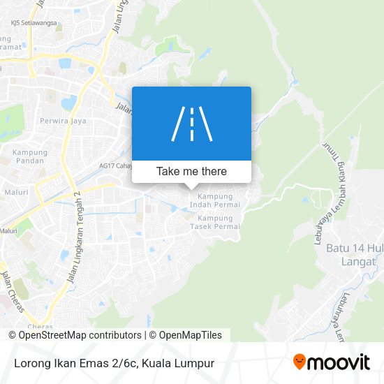 Lorong Ikan Emas 2/6c map
