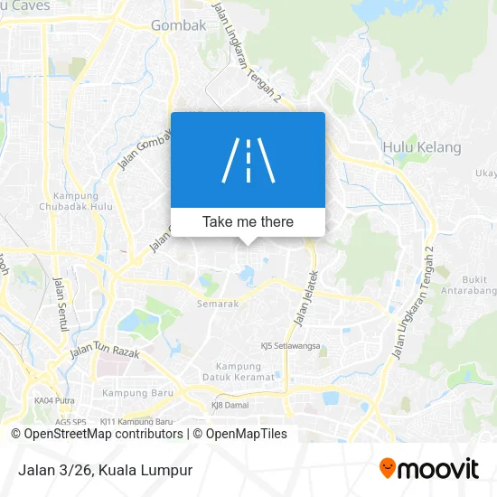 Jalan 3/26 map