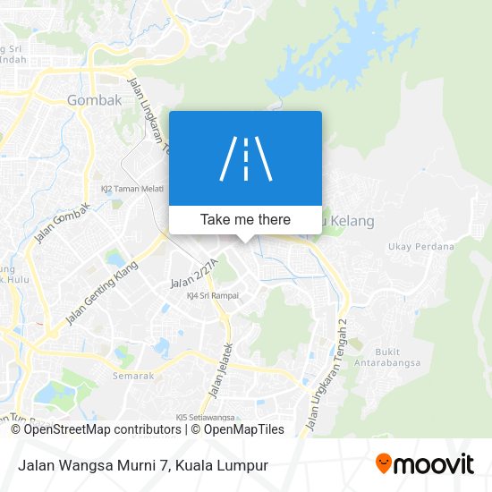Jalan Wangsa Murni 7 map