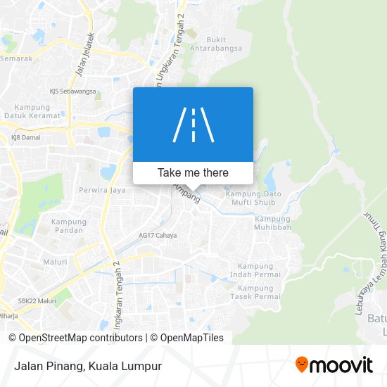 Jalan Pinang map