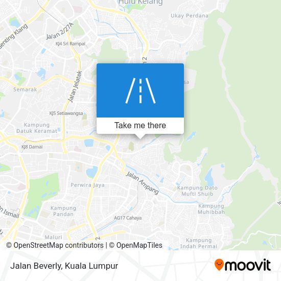 Jalan Beverly map