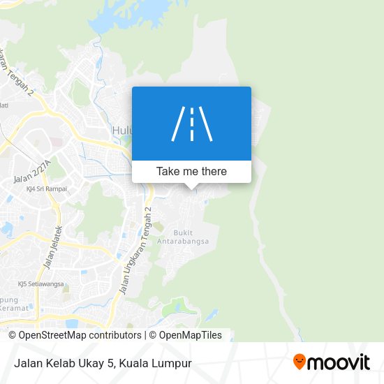 Peta Jalan Kelab Ukay 5