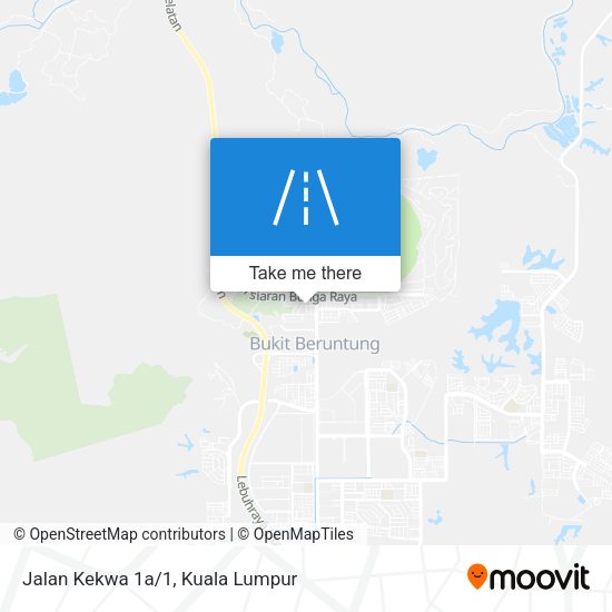 Jalan Kekwa 1a/1 map