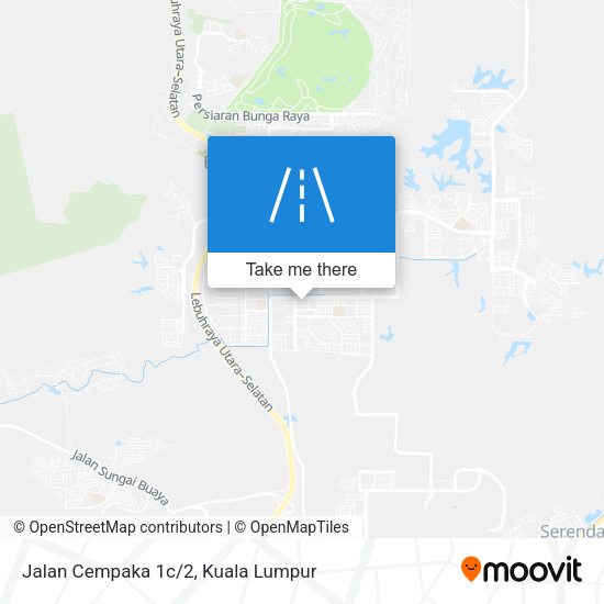 Peta Jalan Cempaka 1c/2