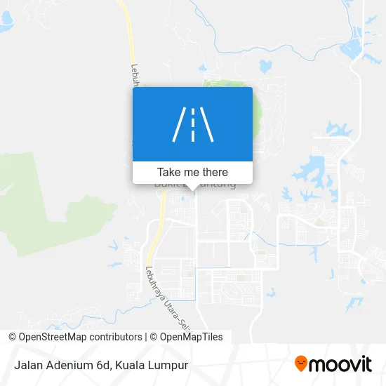 Jalan Adenium 6d map
