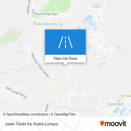 Jalan Teluki 6a map