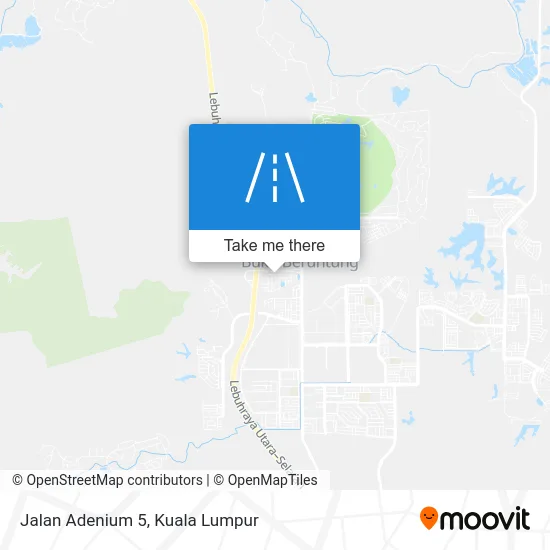 Jalan Adenium 5 map