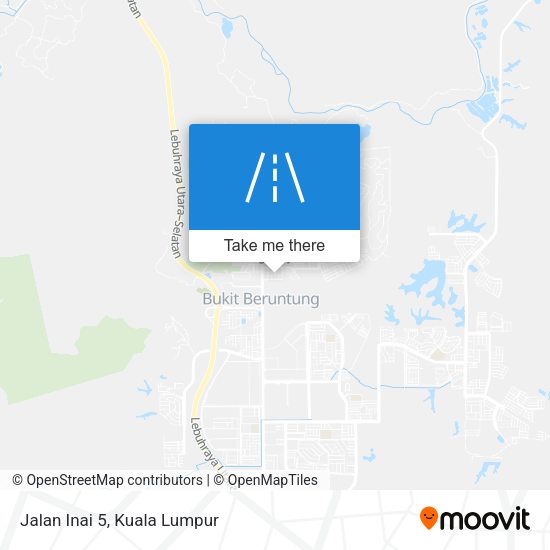 Jalan Inai 5 map