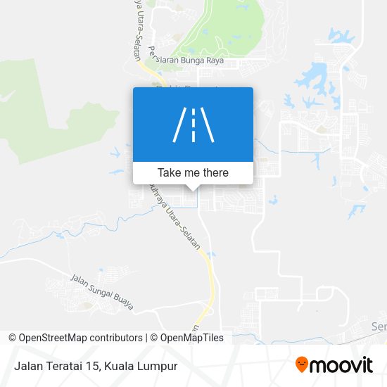 Jalan Teratai 15 map