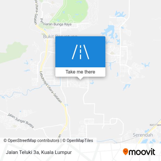 Peta Jalan Teluki 3a