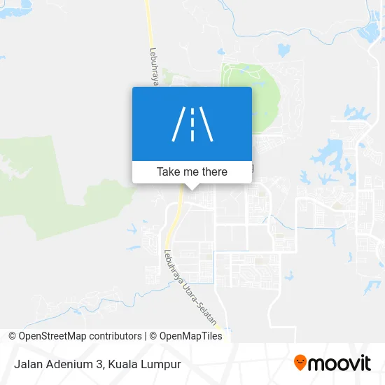 Jalan Adenium 3 map