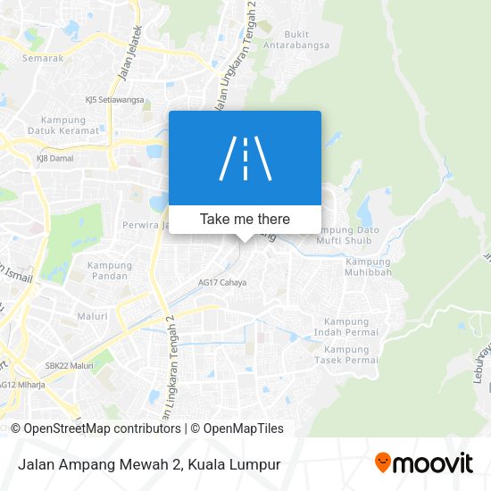 Peta Jalan Ampang Mewah 2