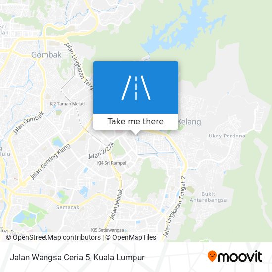 Jalan Wangsa Ceria 5 map