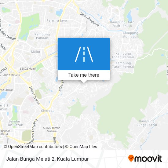 Jalan Bunga Melati 2 map