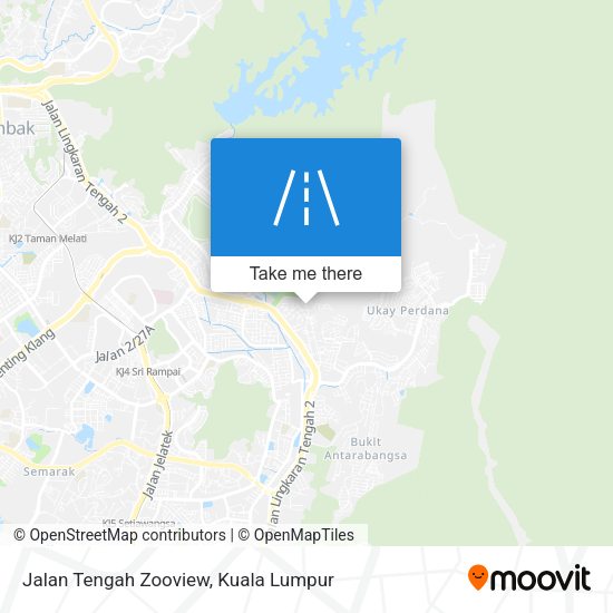 Peta Jalan Tengah Zooview