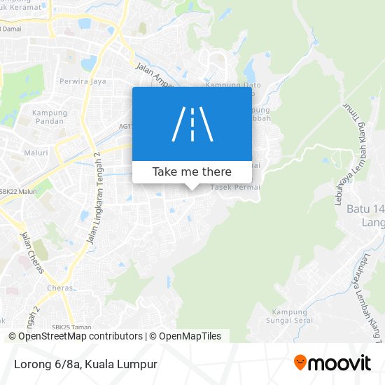 Lorong 6/8a map