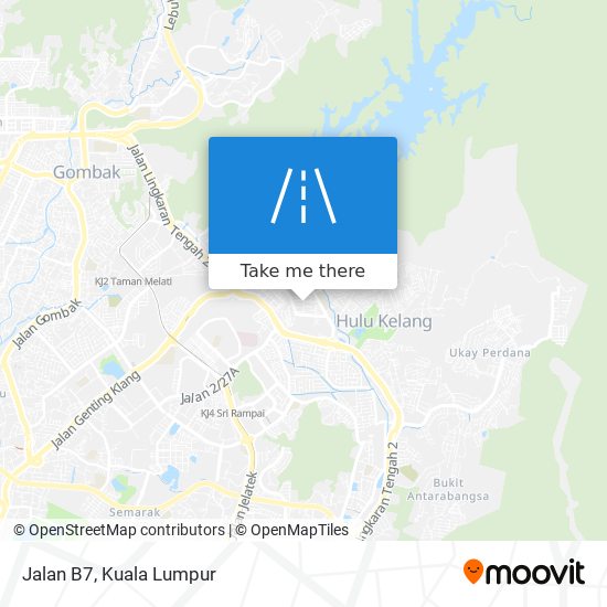 Jalan B7 map