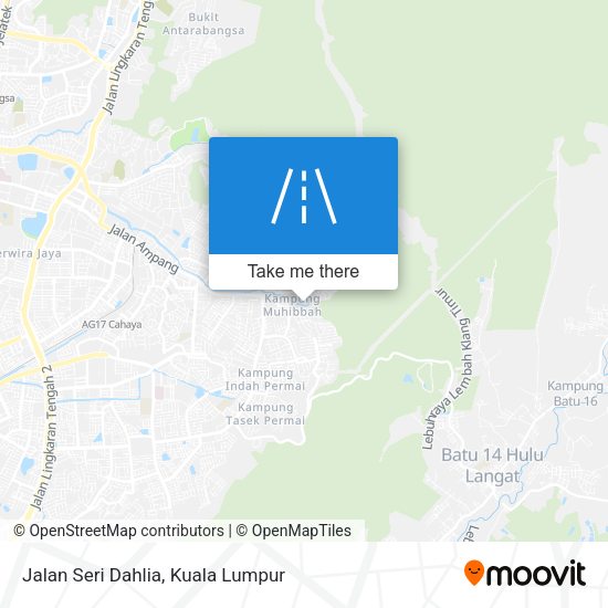 Jalan Seri Dahlia map