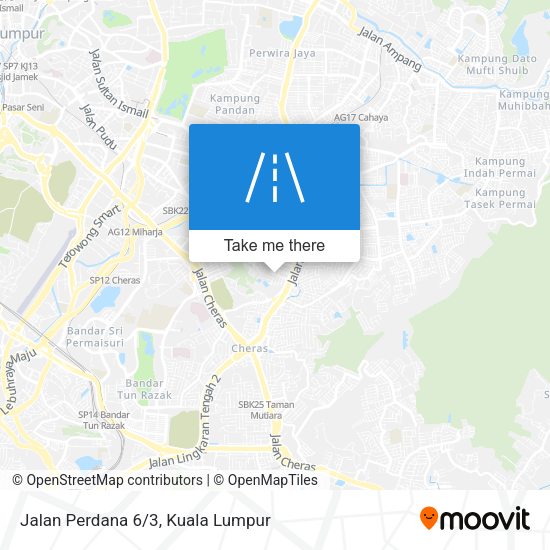 Jalan Perdana 6/3 map
